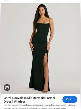 denali formal puff sleeve long dress Embellished Puff Sleeve A-line Gown by GLS Gloria GL3497 M / Black main image 1
